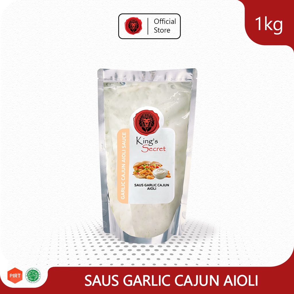 

Garlic Cajun Aioli Sauce 1Kg King's Secret