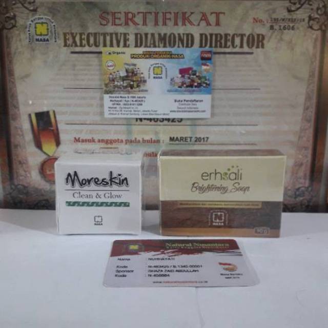Paket Glowing Hemat Nasa - Moreskin Glow - Ershali Brightning Nasa - Agen Nasa (Produk Ori)