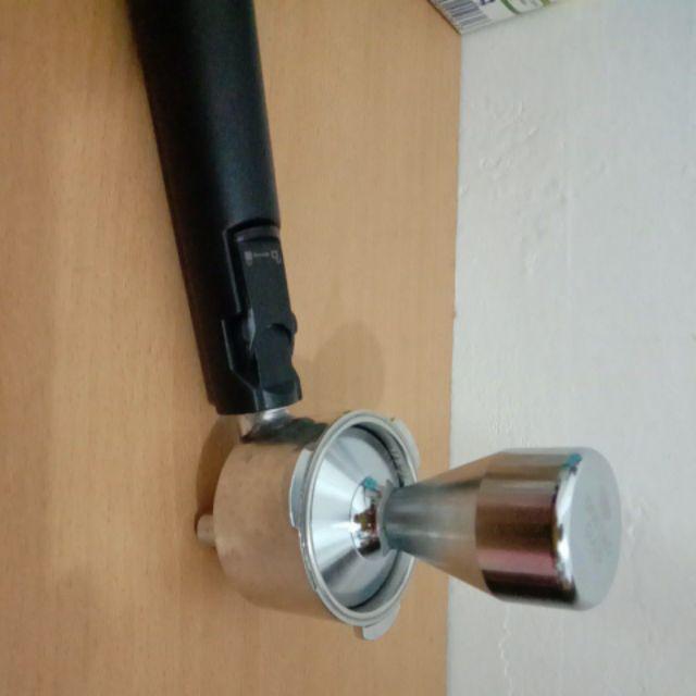 Tamper Kopi Espresso Machine Mesin Flat Coffee Stainless Steel Chrome Plated 50mm - Pnp.gadget