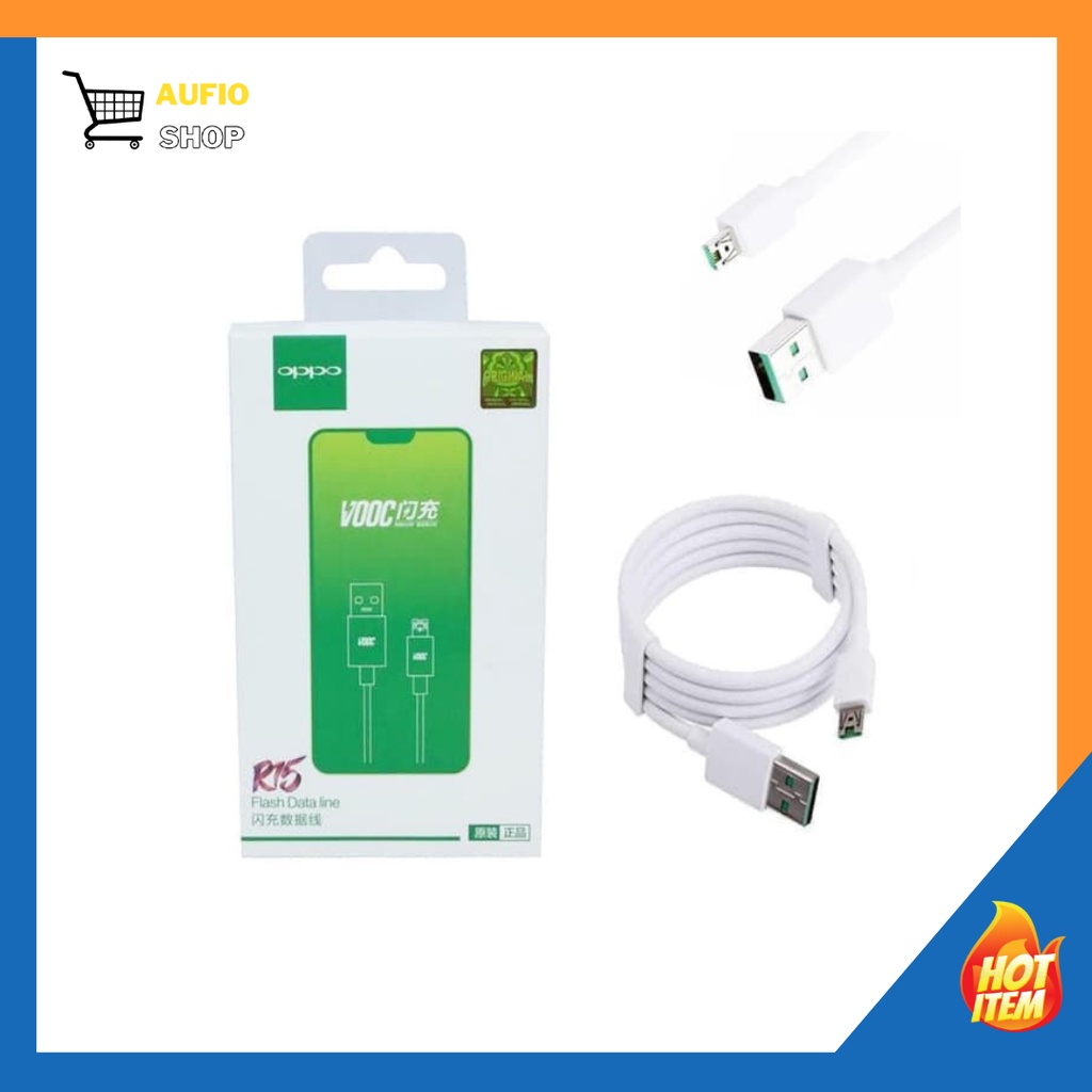 Kabel Data Oppo MICRO &amp; TYPE C USB Cable VOOC FAST CHARGING A5 2020 / A54 / A9 2020 / R17 / A91 / A53 / Reno