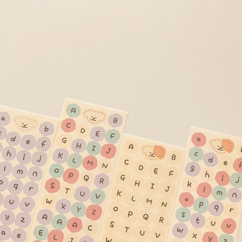 

1 Pc Sticker Alfabet