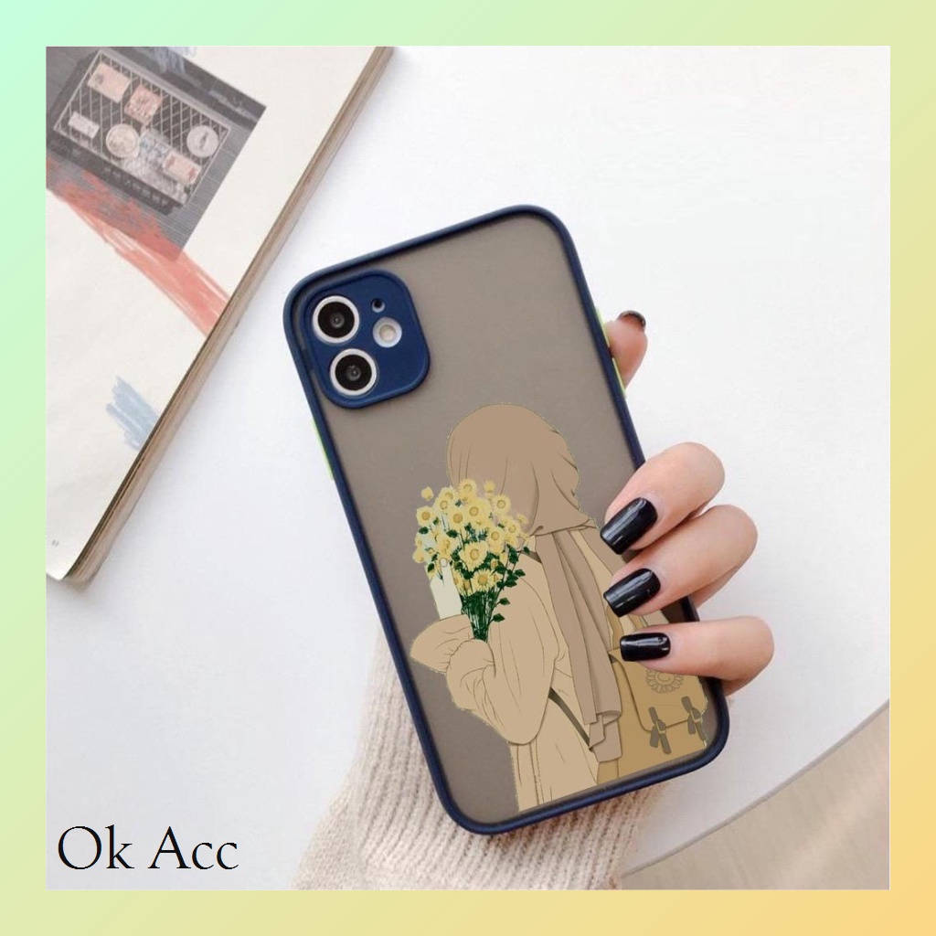 BARU Case custome Hijab AA07 for Iphone 6 6s 6+ 6s+ 7 8 7+ 8+ X Xr Xs Max 11 Pro Max 12 13 14 Pro Max