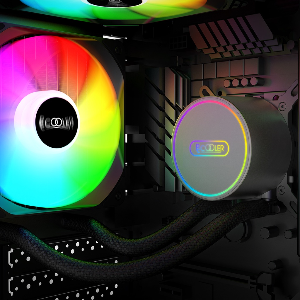 PCCOOLER GI-CL120 PRO RGB 120mm Liquid CPU Cooler