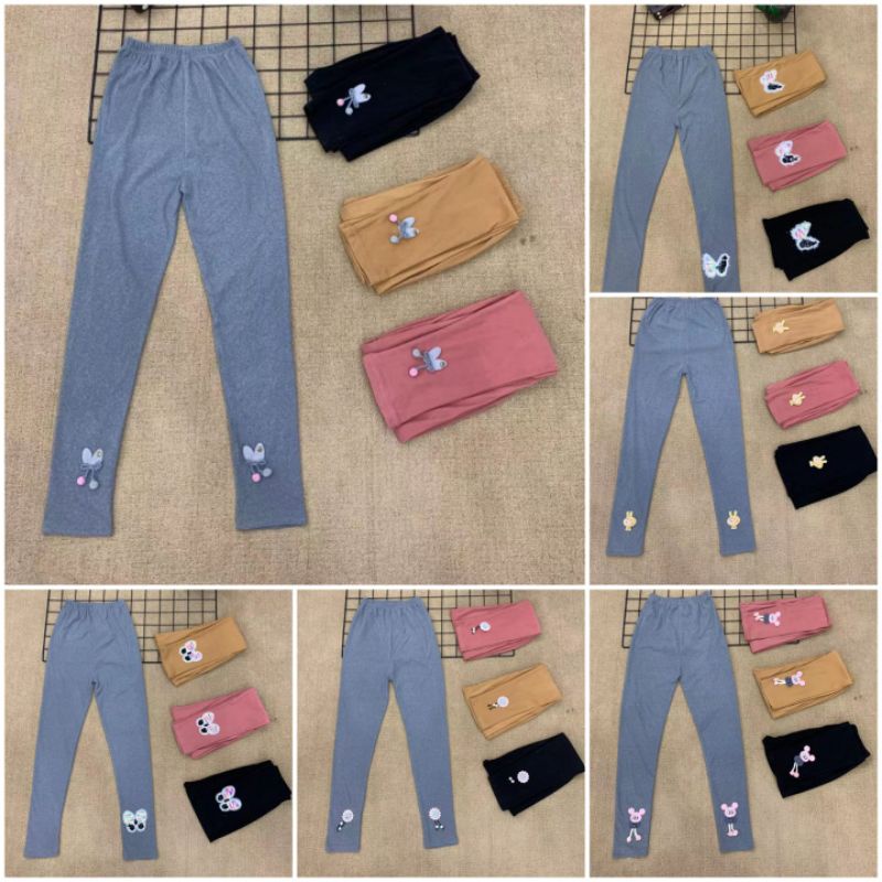 RANDOM WARNA LEGGING YUANFENG RANDOM WARNA JUNIOR JUMBO 9-11Y IMPORT (TEBAL DAN STRECHY)