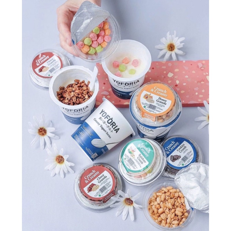 yoforia crunch & creamy series