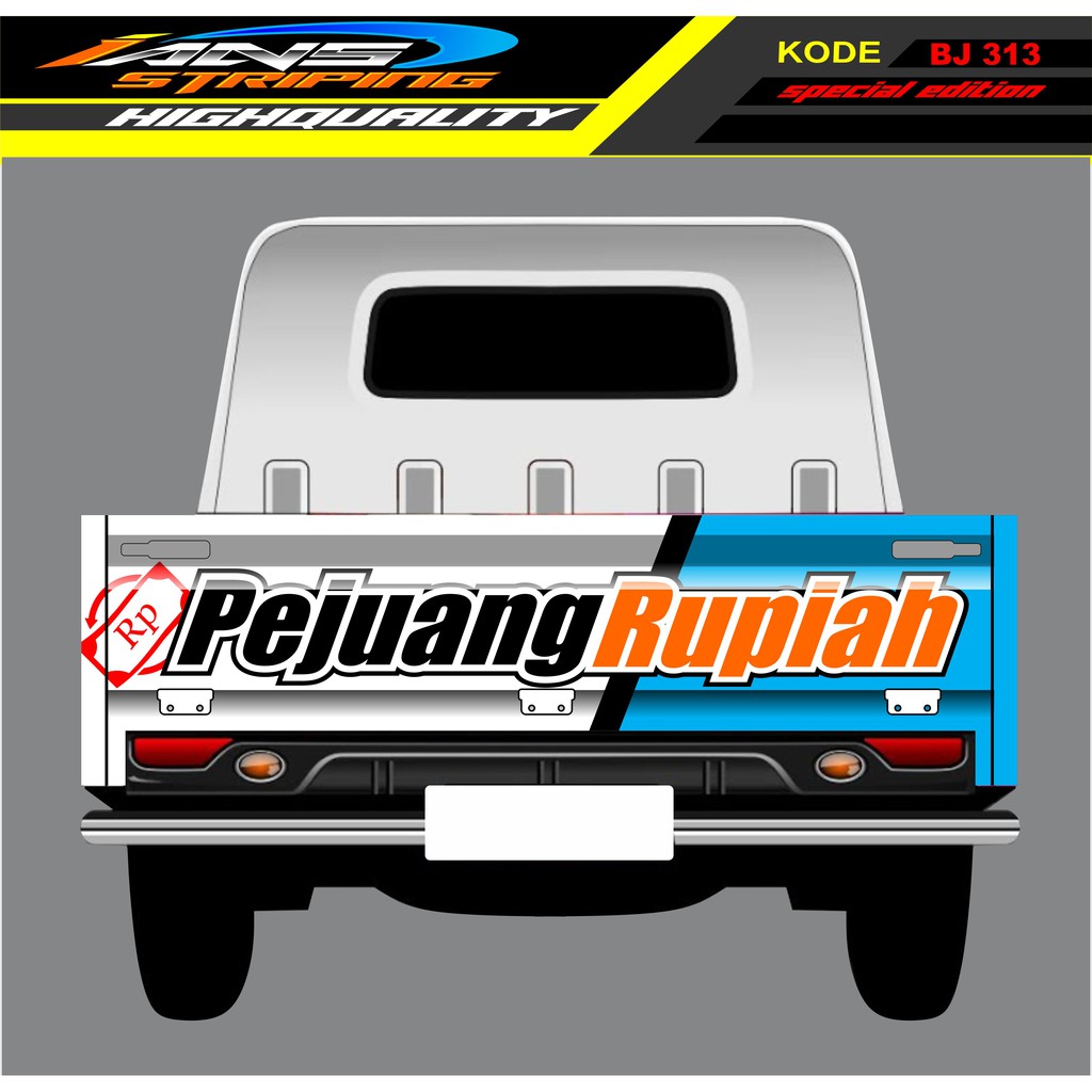 STIKER BAK BELAKANG GRANMAX / DECAL STICKER GRANMAX / STICKER MOBIL GRANMAX PICK UP