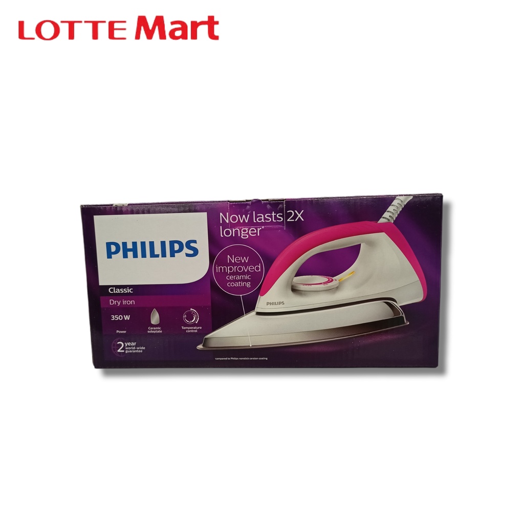 Philips Dry Iron HD1173/40/Pink