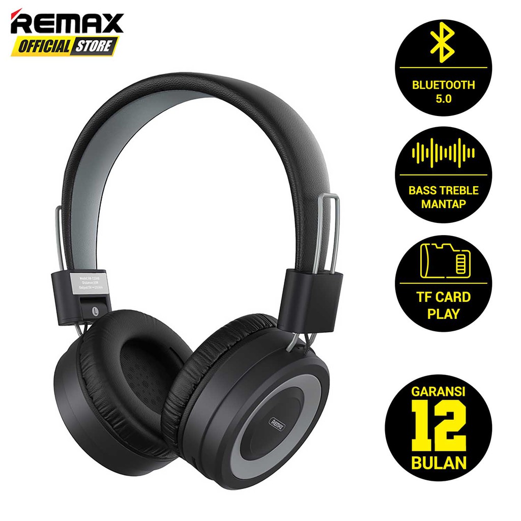 REMAX RB-725HB Headphone Wireless Bluetooth Original Garansi Headphone Murah / Headphone Terbaik