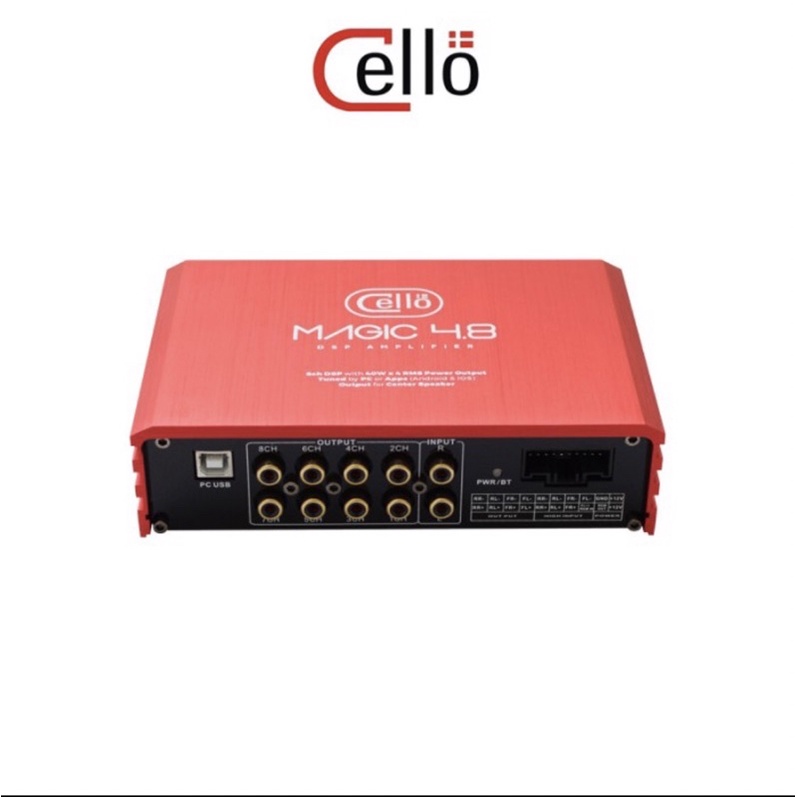 CELLO Magic 4.8 DSP Amplifier 8ch