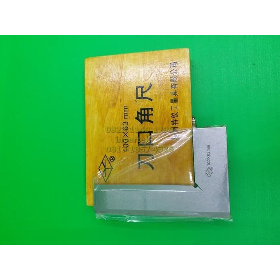 

Siku Baja 40*63 Penggaris Siku Besi Mistar Baja Siku Stainless 40x6
