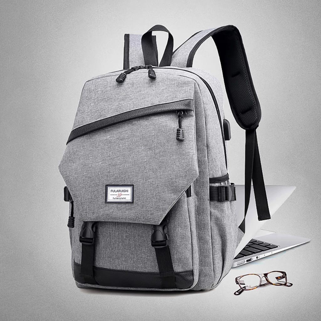 TAS NDUT - Tas Punggung Pria Ransel Model Denim Pria Tas Ransel Multifungsi Tas Laptop 2021