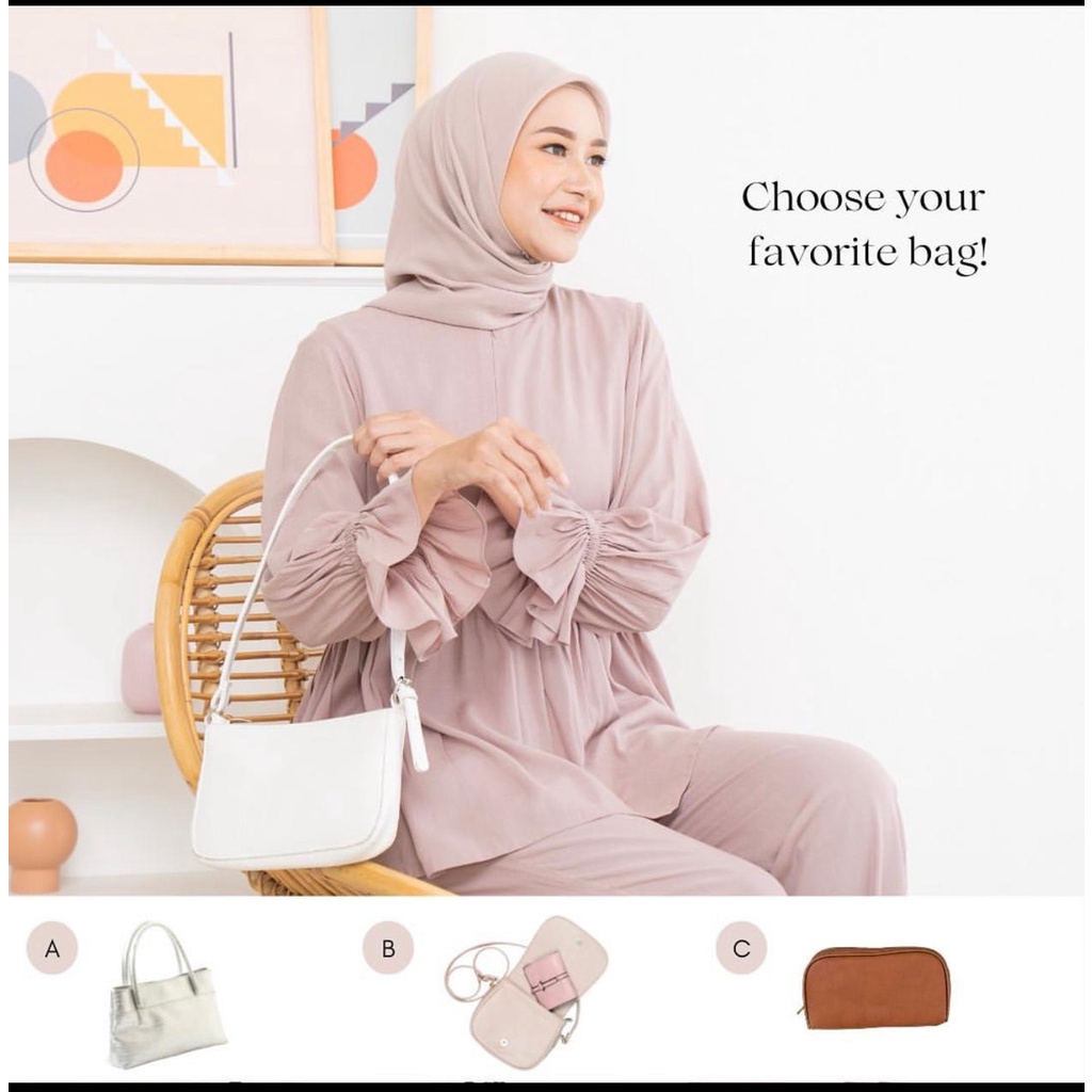 (DBY) ONE SET YUKARI BLOUSE ATASAN BUSUI WANITA SHAKILA