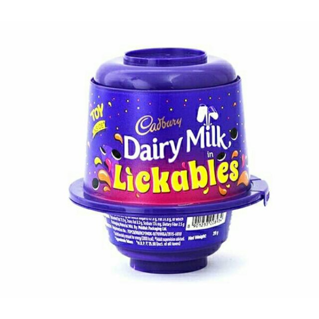 

Cadbury Dairy Milk Lickables 20gr/ Coklat Cadbury Toys/ Import