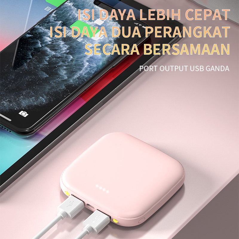 Portabel Powerbank Mini Gambar Kartun 20000 mAh