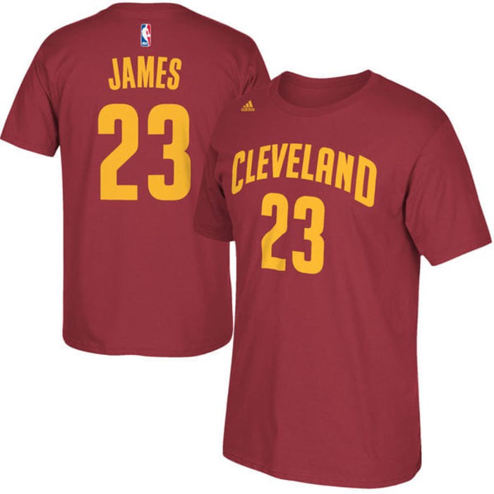 Kaos Tshirt Baju Combed 30S Distro Adidas Cleveland Cavaliers Cavs NBA