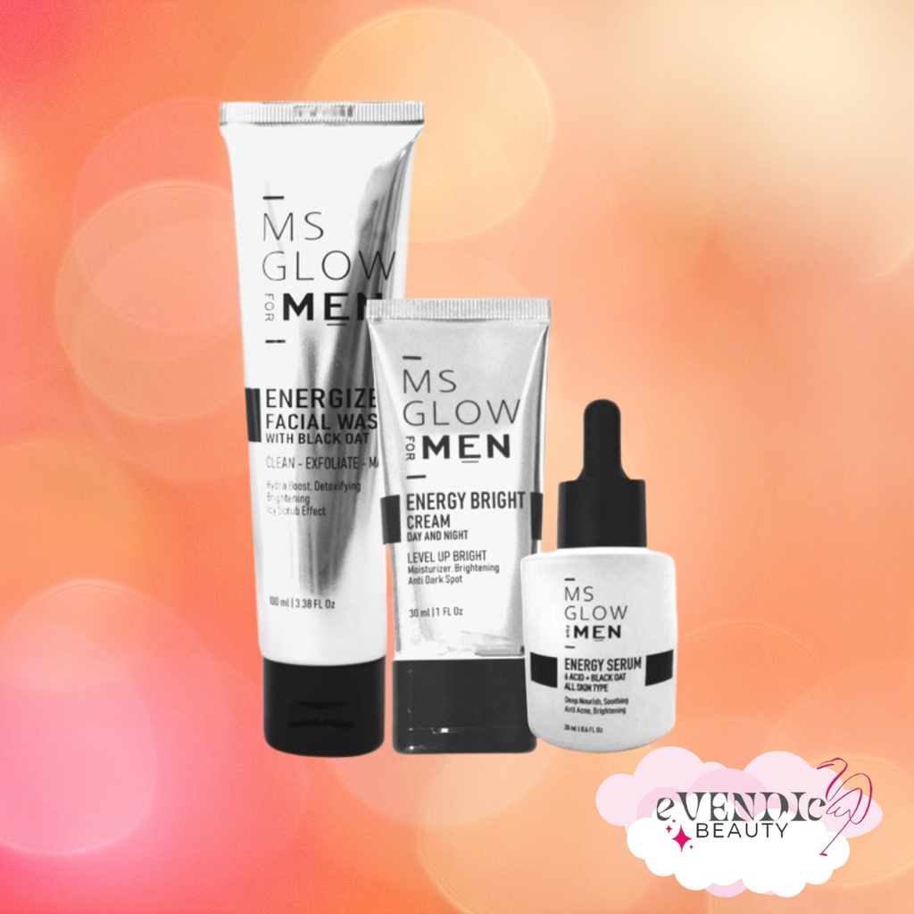 PAKET MS GLOW BASIC FOR MEN / SKINCARE PRIA