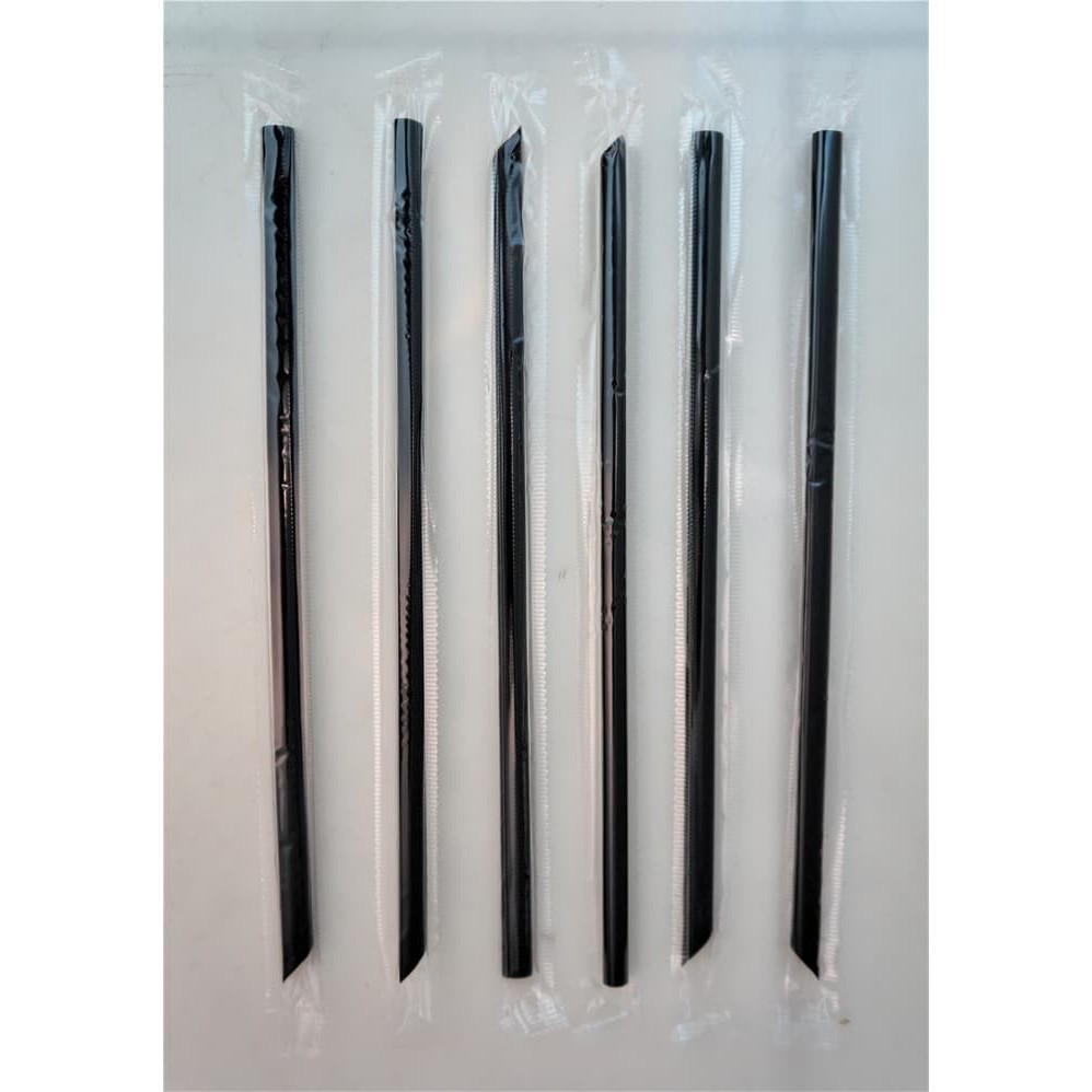 Sedotan Steril 6mm / sedotan bungkus plastik / sedotan kopi