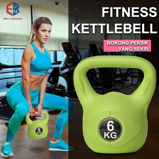 Kettlebell 6KG / Alat Fitness di Rumah/ Latihan Beban