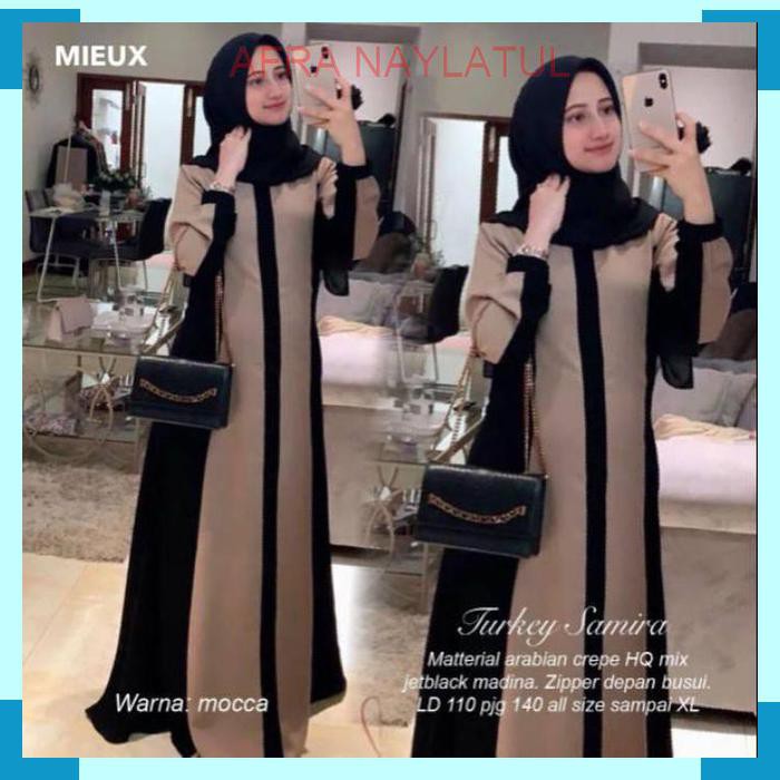 Gamis Turkey Samira Dress Busana Muslimah By Original Mieux Indonesia