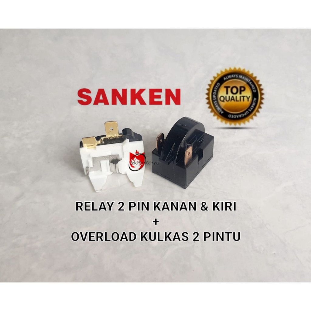 Jual 1 Set Relay Overload Kulkas SANKEN 2 Pintu | Shopee Indonesia