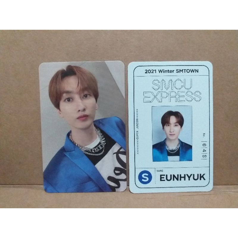 PC / Photocard / Pass Card Super Junior Eunhyuk Passcard SMTOWN SMCU EXPRESS