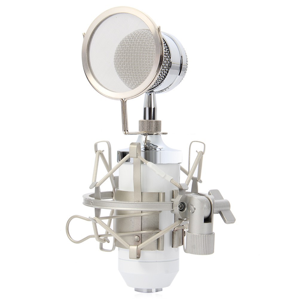 Microphone BM 8000 Mikrofon Kondenser + Shock Mount condenser rekaman taffstudio Taffware Ori Taff BM1