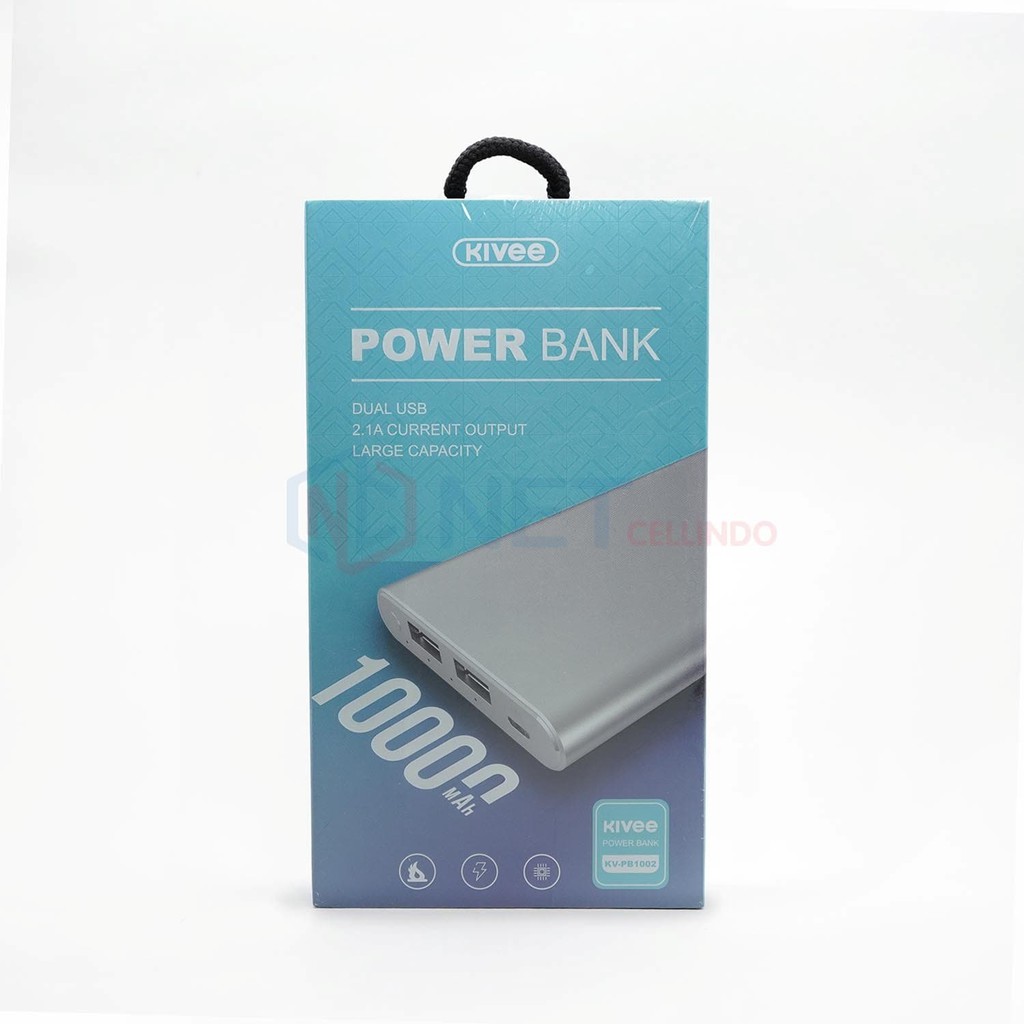 POWER BANK KIVEE KV-PB1002 / POWERBANK KIVEE KV-PB1002 10000 MAH