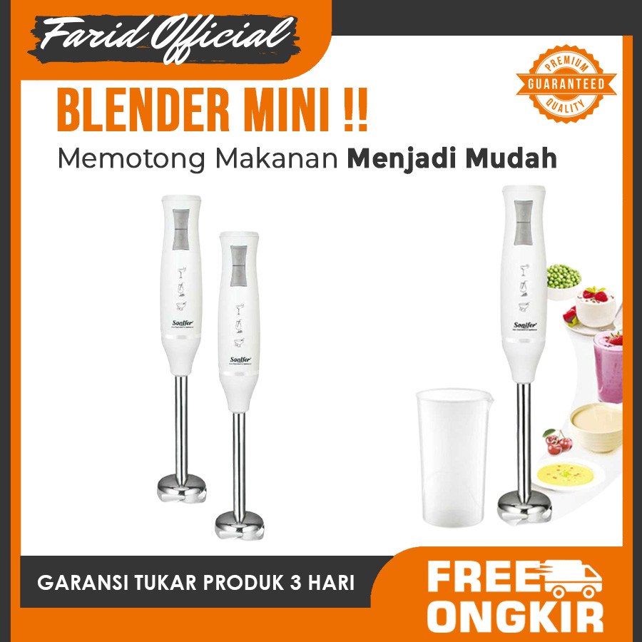 Blender Jus Blender Buah Makanan Beater Mixer 500W Blender Kecil Electric Food
