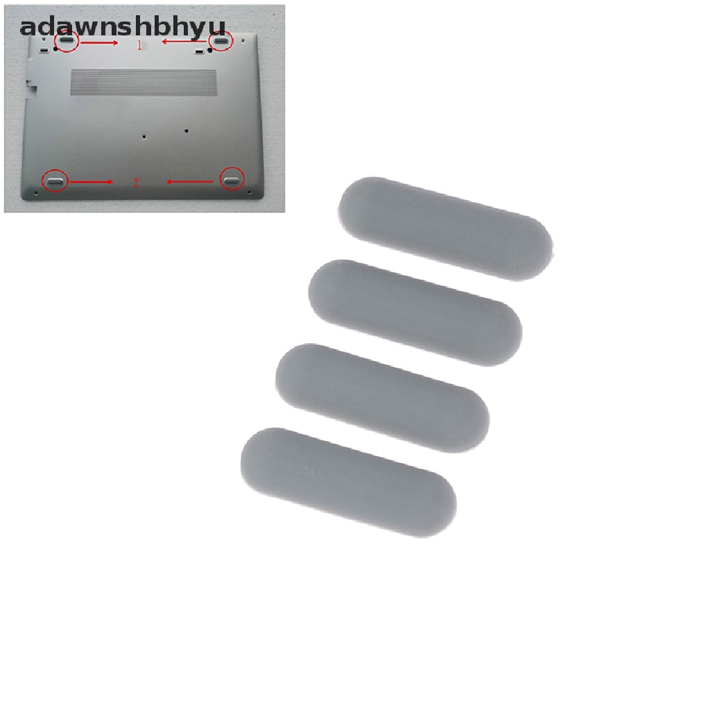 Adawnshbhyu 4pcs Bottom Base Cover Karet Kaki Kaki Untuk HP 840G5 G6 745 G5 G6 830 735 G5 G6