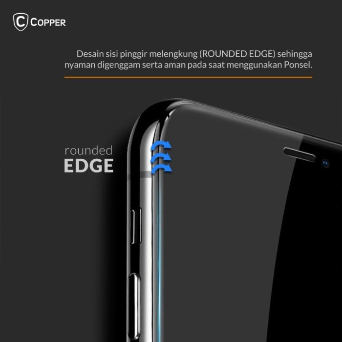 Samsung Galaxy A51 - COPPER Tempered Glass FULL GLUE PREMIUM GLOSSY-3