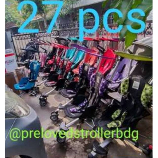 Khusus cicilan  pakai shope pay later preloved stroller isport tanpa tas