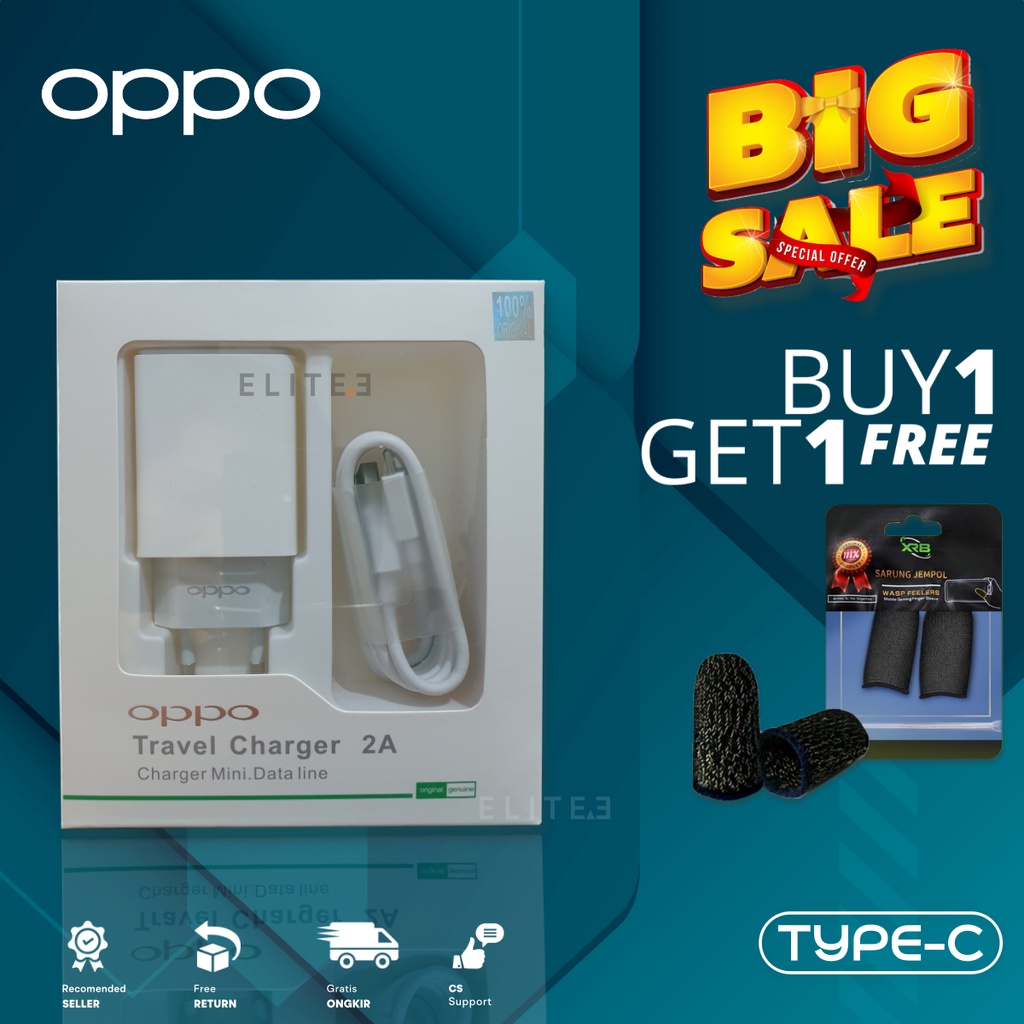 Charger Oppo Type C Fast Charging