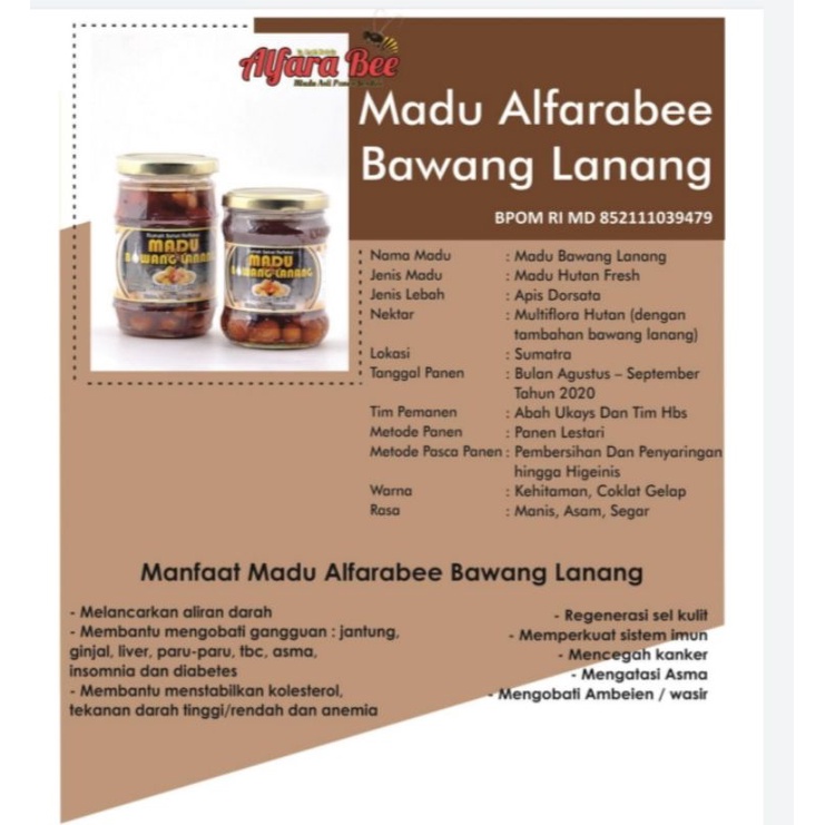 

MADU BAWANG LANANG 250gr
