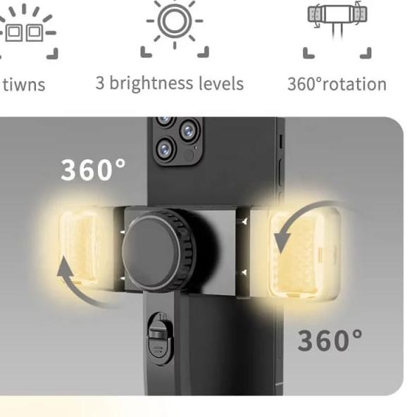 Baru Update GIMBAL STABILIZER LAMPU Q08D