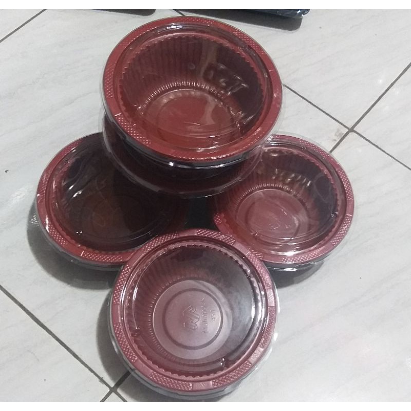 Mika Bento Mangkok RAMEN + TUTUP 450ml / Mangkuk Salad Rice Bowl Plastik Tebal Kokoh