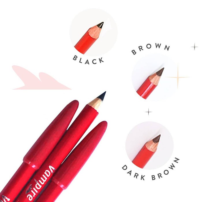 ✨LACIKOSME✨ VAMPIRE EYEBROW PENCIL/PENSIL ALIS VAMPIRE/EYEBROW BPOM