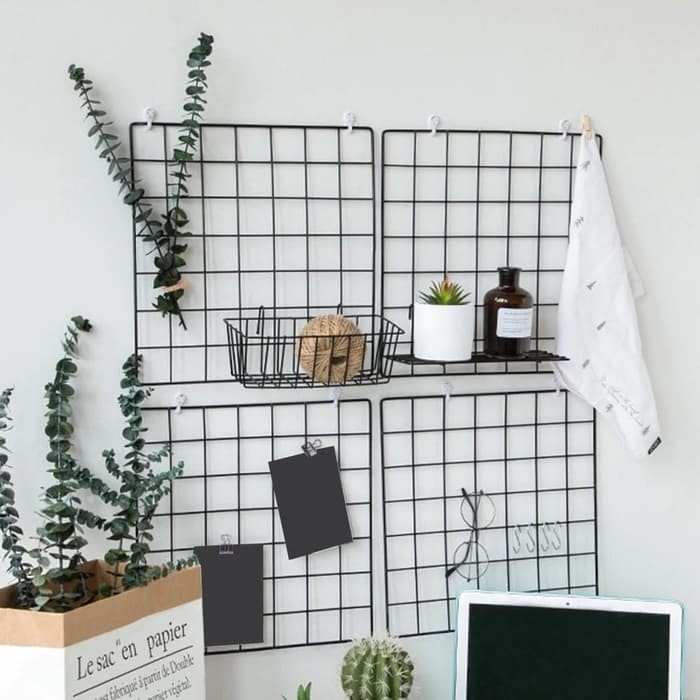 GUNINCO SEGI Wall Grid Wire Mesh Board 35x35 Hijang GUNINCO SEGI Wall Grid Wire Mesh Board 35x35 Hijang