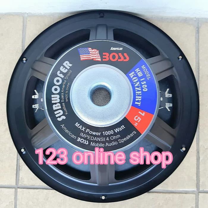 speaker american boss 18 inch