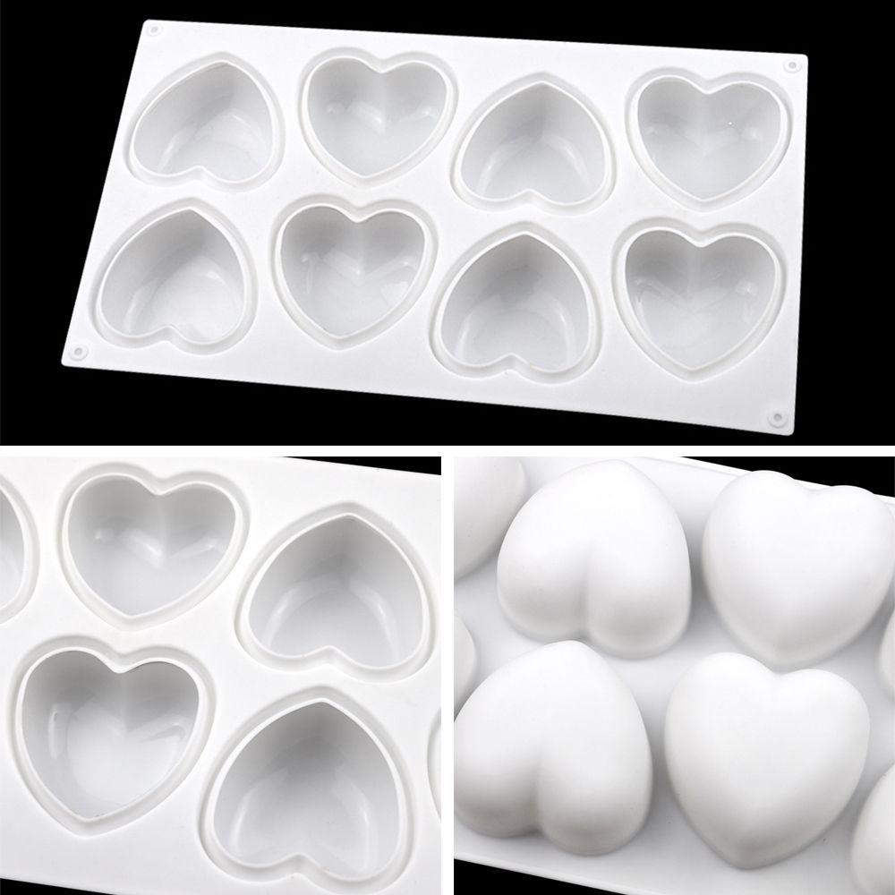 R-flower Soap Mold 8rongga Clay Tools DIY Craft Handmade Kue Cetakan Resin