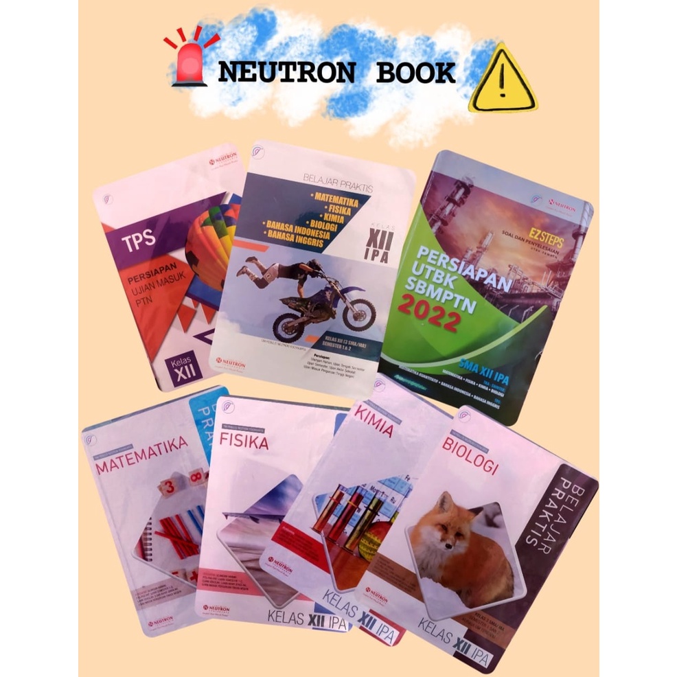 PRELOVED Buku Neutron Belajar Praktis UTBK SBMPTN Kelas 12 SMA IPA