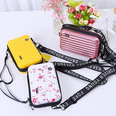 [ READY ] Tas Selempang wanita Koper Mini tas make up tas hp tas wanita kekinian tas wanita terbaru tas wanita import sling bag wanita Tas wanita Murah COD tas wanita forever young bag tas mini selempang