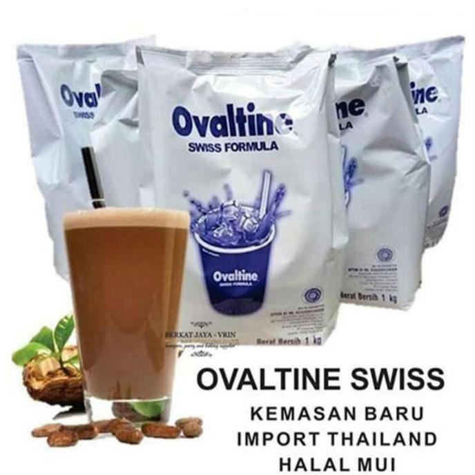 

OVALTINE SWISS MADE IN THAILAND 1KG KILOGRAM KG BPOM RI