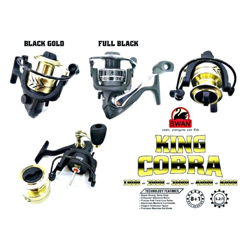 Reel SWAN KING COBRA | 8+1BB