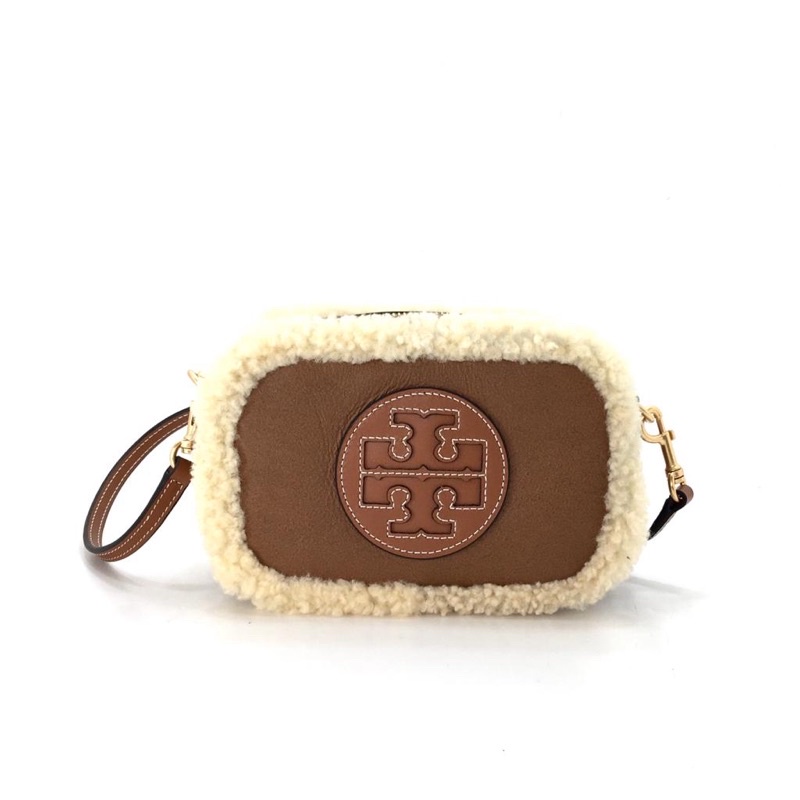 TB  Perry Bombe Shearling Mini Bag