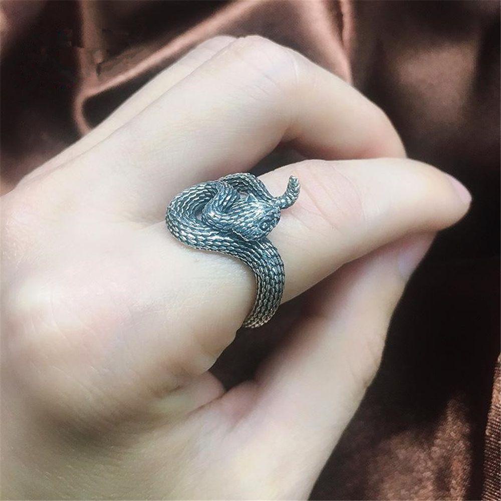 Cincin Ular Nanas Fashion Keren Rock Hip Hop Biker Finger Vintage