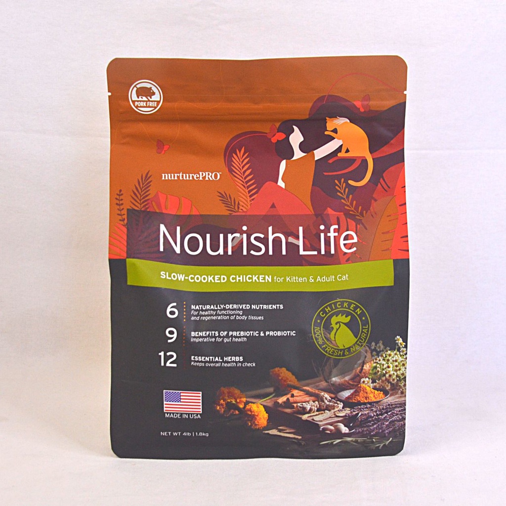 Jual Nurturepro Makanan Kucing Cat Nourish Life Chicken Formula Kg Shopee Indonesia