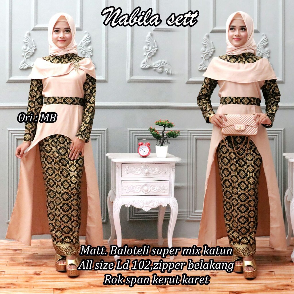 GROSIR BATIK NABILA SET