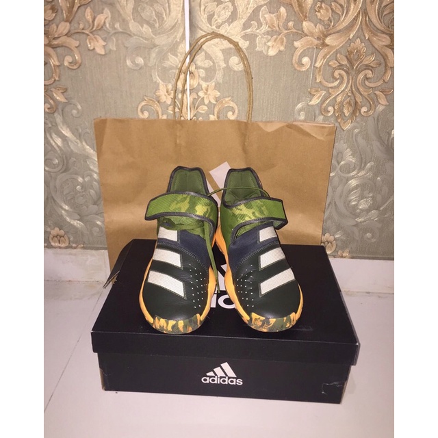 Sepatu Basket Adidas Harden B/E 3 Camo Green Original