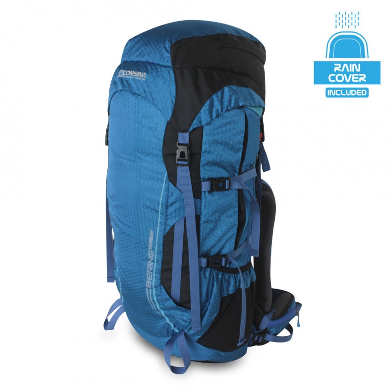 Carrier Consina Bering 65+5 Liter Include Rain Cover Tas Ransel Gunung Original