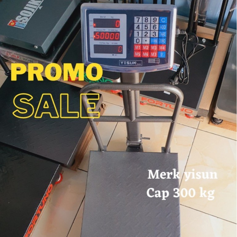 Timbangan Duduk 300kg Merk Yisun